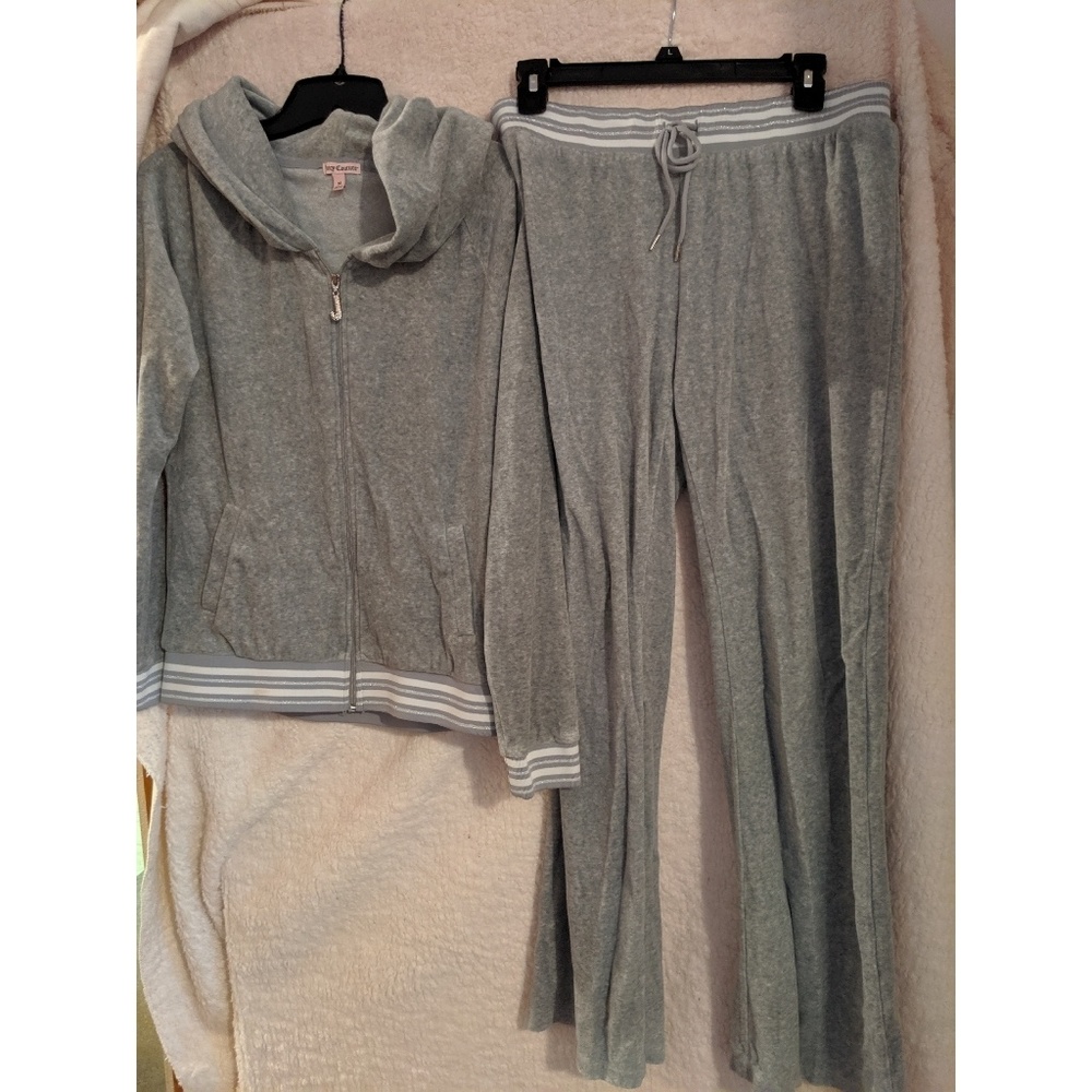 Juicy Couture sweat suit.